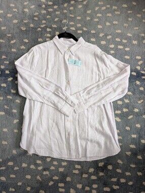 NWT Loft Light Lavender Button-Up Shirt, Size MP
